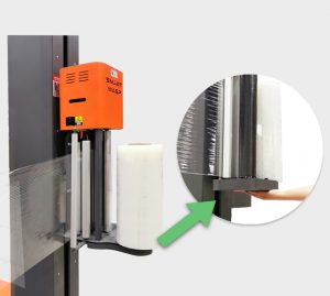 Akıllı Palet Streç Sarma Makinesi SMARTWRAP X2 PRE-STRETCH film arabası