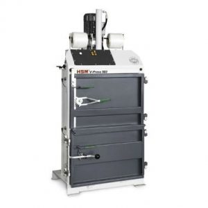 Dikey karton balya makinesi HSM V-Press 503 eco