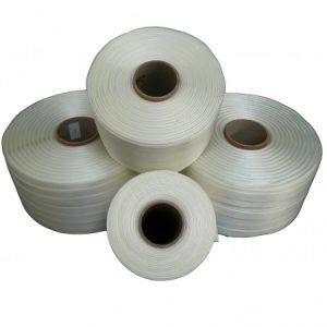 Textile strap for connecting waste bales 16mm - 340m, outer diameter 180mm, width 140mm
